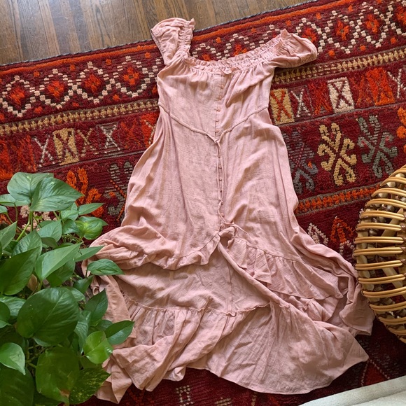 Auguste the Label // Willow Day Dress - Blush - Picture 5 of 6